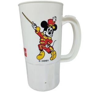 Vintage Mickey Mouse Drum Major Plastic Mug – Super 22 Marching Mickey!